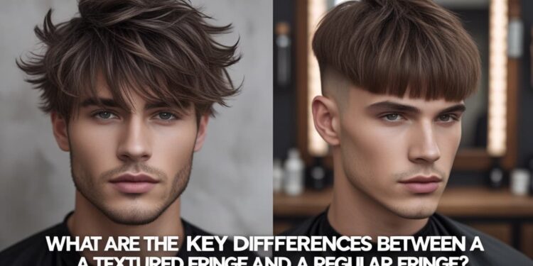 Differences Between a Textured Fringe and a Regular Fringe