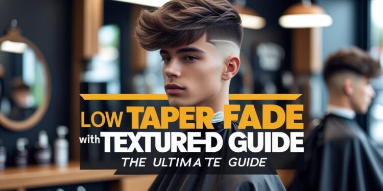 Low Taper Fade with Textured Fringe The Ultimate Guide