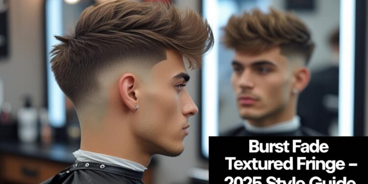 Burst Fade Textured Fringe