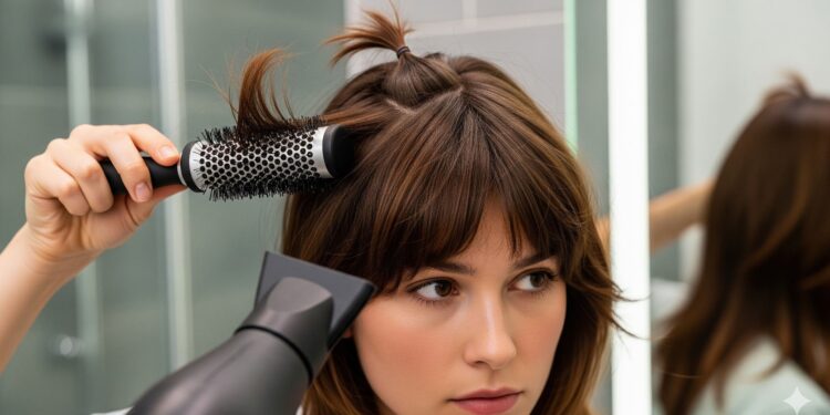 Blow-Drying Hacks to Add Volume to Your Textured Fringe