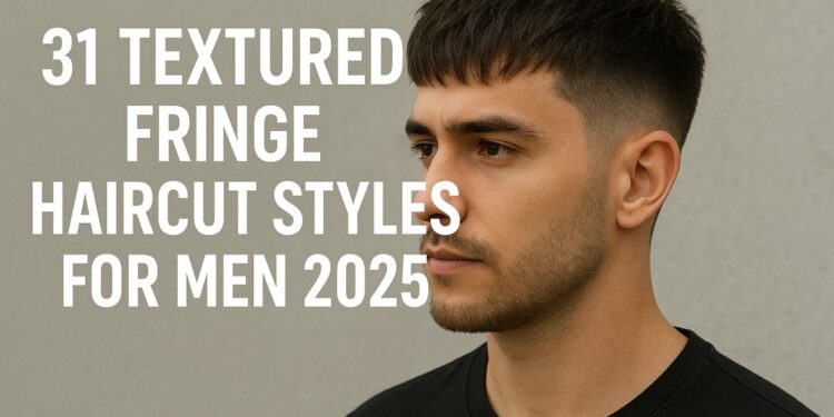 31 Textured Fringe Haircut Styles for Men 2025