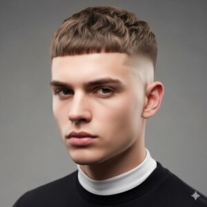 Cropped Fringe with Low Fade
