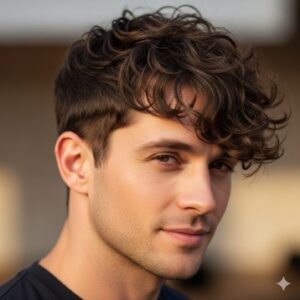 Curly Fringe (Mild, Tousled) men