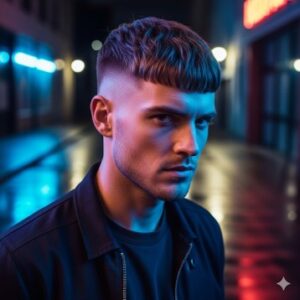 Curtailed Fringe on Undercut