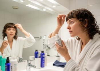 Daily Hair Care Routine for Maintaining a Textured Fringe