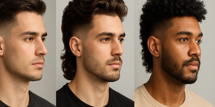 Modern Mullet Fade Looks for Straight, Wavy and Curly Hair