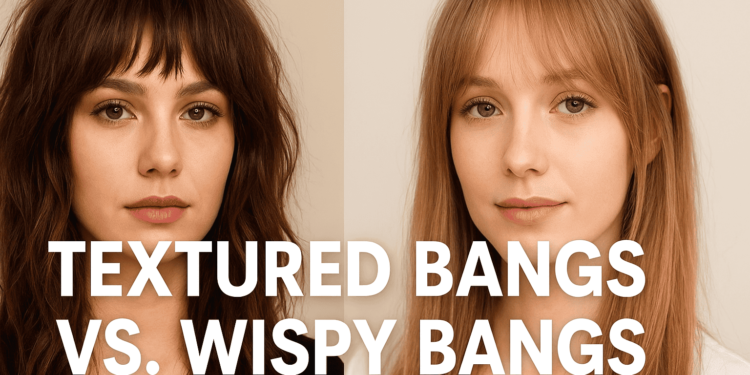 Textured Bangs Vs. Wispy Bangs