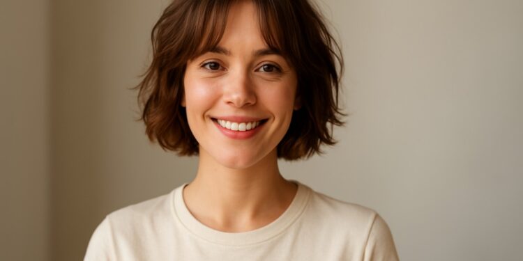 Trendy Ways to Style Curtain Bangs with Short Hair